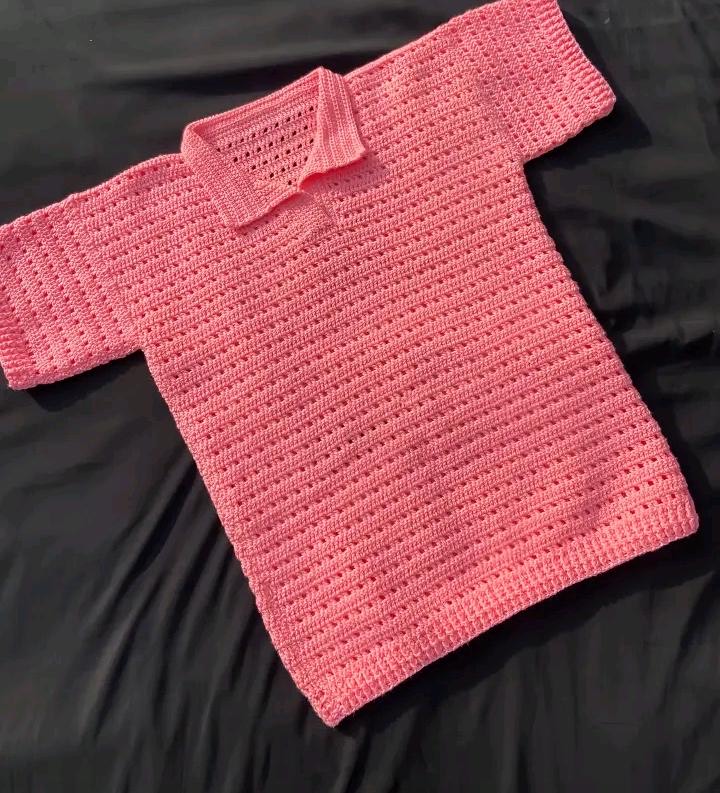 Handmade crochet shirt